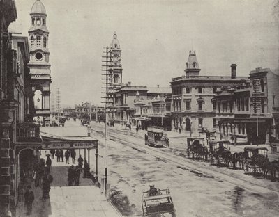 King William Street, Adelaide af English Photographer