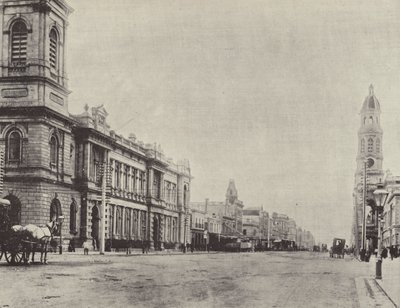 King William Street, Adelaide af English Photographer