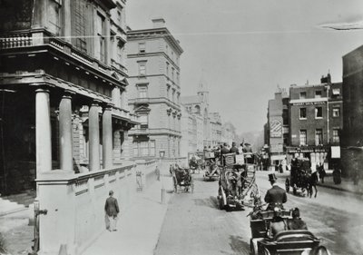 Knightsbridge, Westminster LB: ser øst ved Albert Gate, 1890 af English Photographer