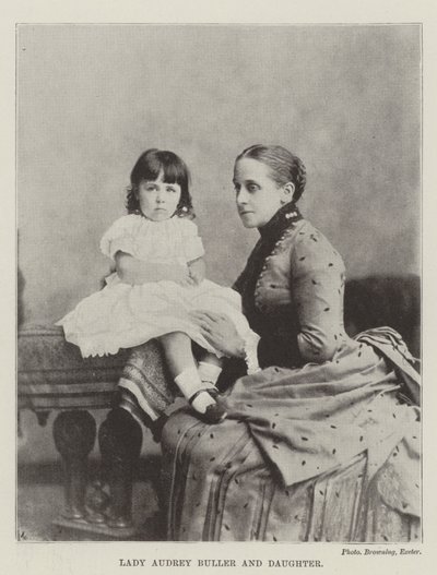 Lady Audrey Buller og datter af English Photographer