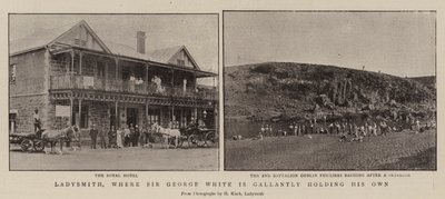 Ladysmith, hvor Sir George White galant holder sig selv af English Photographer