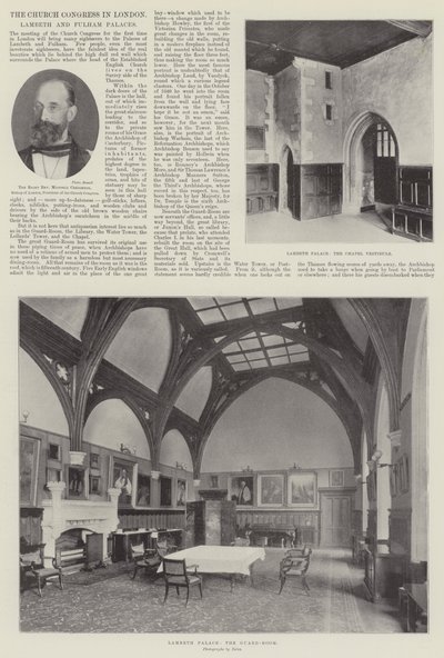 Lambeth og Fulham Palaces af English Photographer
