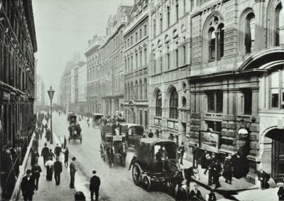 Leadenhall Street, City of London, 1895 af English Photographer