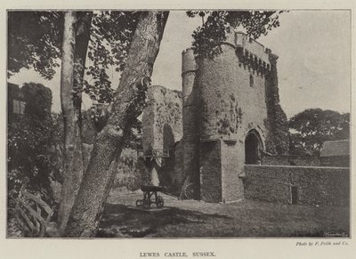 Lewes Castle, Sussex af English Photographer