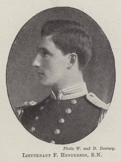 Løjtnant F Henderson, RN af English Photographer