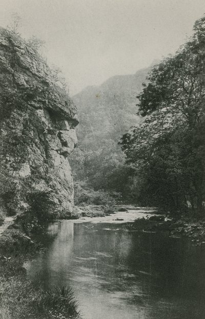 Lions Face Rock, Dovedale af English Photographer