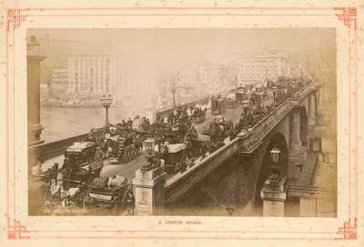 London Bridge, slutningen af det 19. århundrede af English Photographer