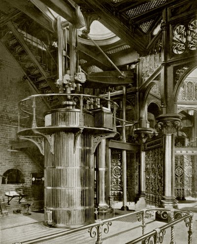 London Sewage: The Crossness Pumping Station (s/h foto) af English Photographer