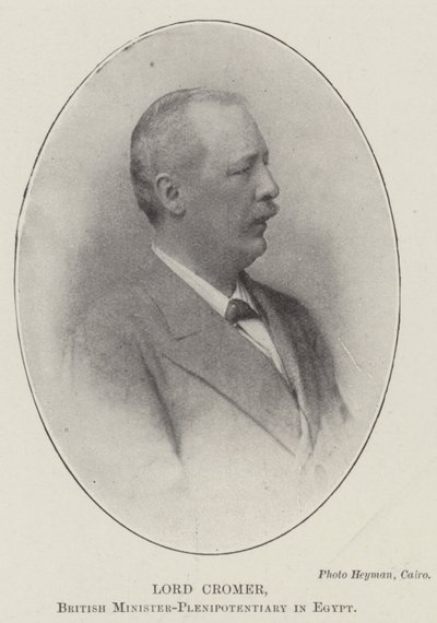 Lord Cromer, britisk befuldmægtiget minister i Egypten af English Photographer