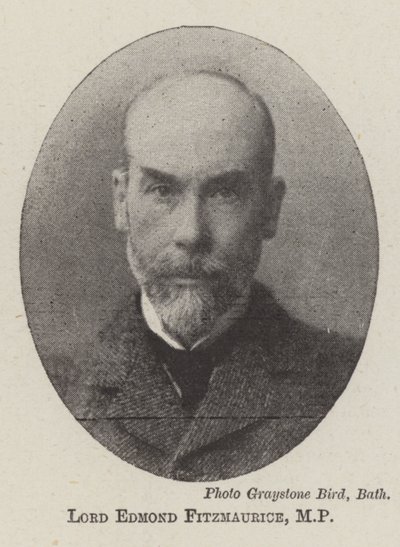 Lord Edmond Fitzmaurice, MP af English Photographer