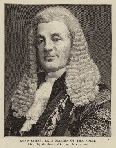 Lord Esher, afdøde mester i rullerne af English Photographer