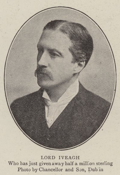 Lord Iveagh af English Photographer