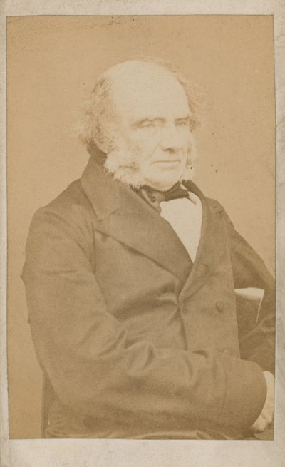 Lord John Russell af English Photographer