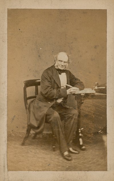 Lord John Russell af English Photographer