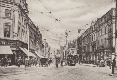 Lord Street, Liverpool (s/h-billede) af English Photographer