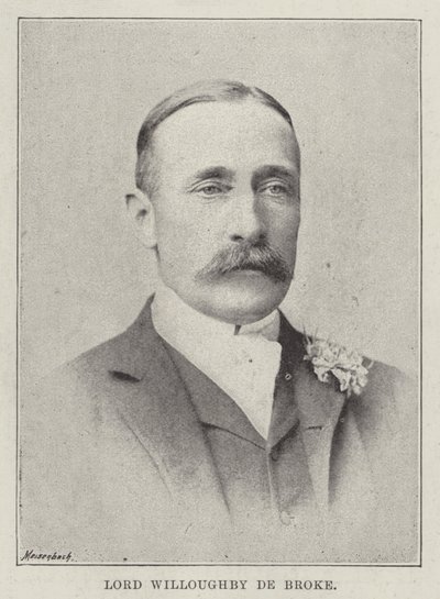 Lord Willoughby de Broke af English Photographer