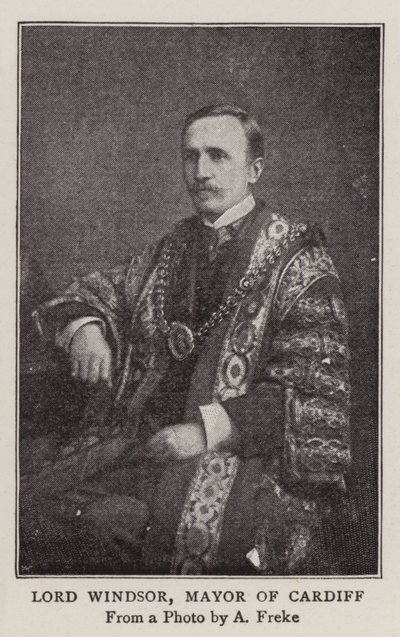 Lord Windsor, borgmester i Cardiff af English Photographer
