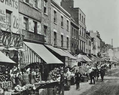 Nedre Marsh: kigger mod øst, 1896 af English Photographer