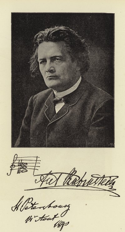 M Anton Rubinstein af English Photographer
