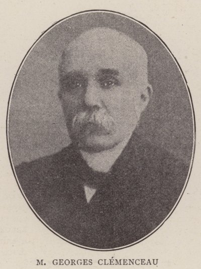 Georges Clemenceau af English Photographer