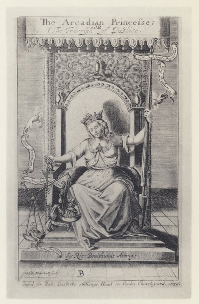M Silesio, The Arcadian Princess, Tr R Brathwait, T Harper for Bostocke 1635 (s/h-foto) af English Photographer