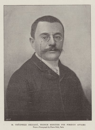 M Theophile Delcasse, fransk udenrigsminister af English Photographer