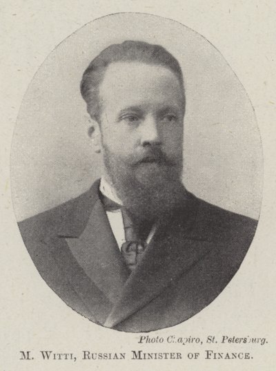M Witti, russisk finansminister af English Photographer