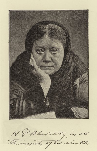 Madame Blavatsky af English Photographer