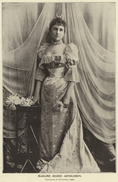 Madame Sigrid Arnoldson af English Photographer