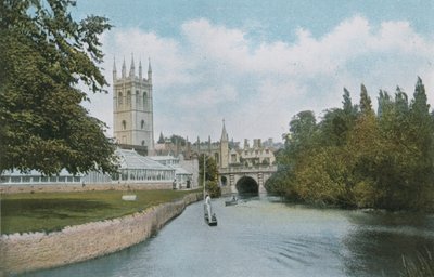 Magdalen, fra Cherwell af English Photographer