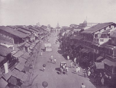 Main Street, Baroda af English Photographer