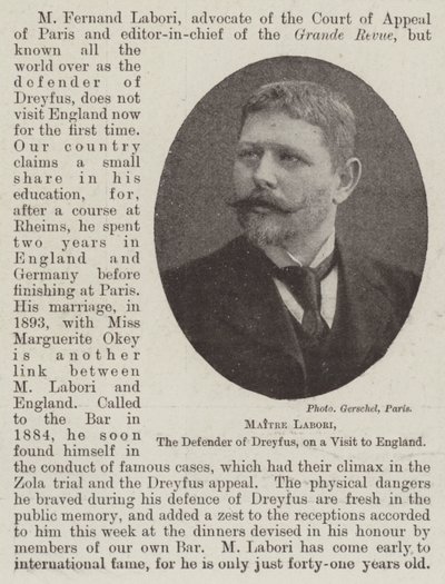 Maitre Labori, Dreyfus