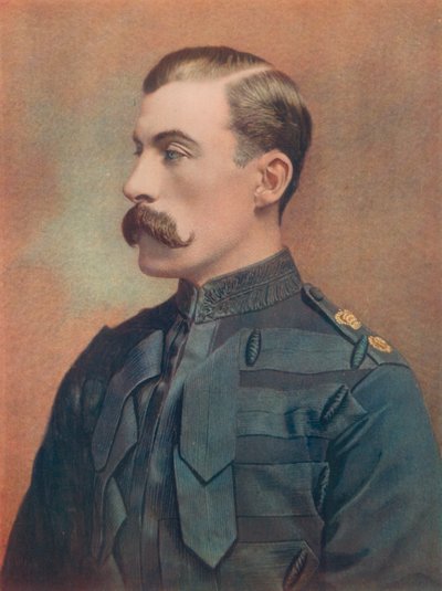 Generalmajor J. F. Brocklehurst. Leder den anden kavaleribrigade, Natal Field Force af English Photographer