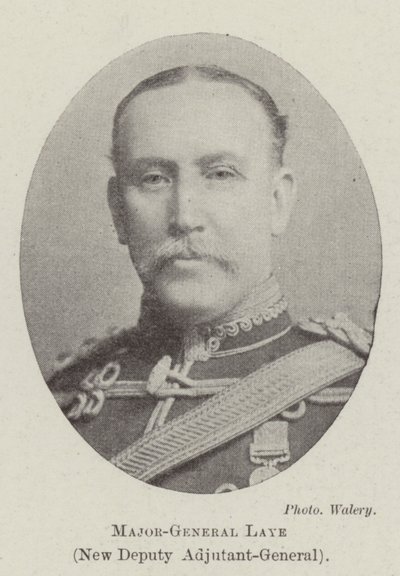 Generalmajor Laye, ny vicegeneraladjudant af English Photographer