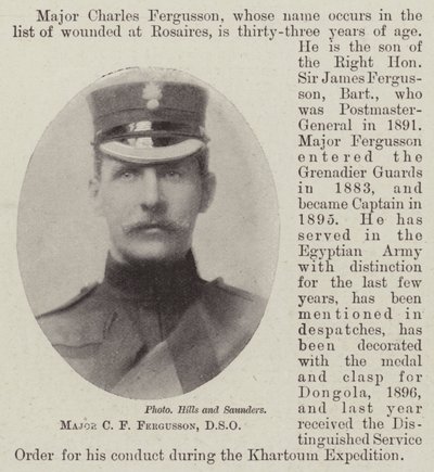 Major C F Fergusson, DSO af English Photographer