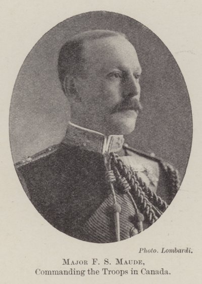 Major F S Maude, der kommanderede tropperne i Canada af English Photographer