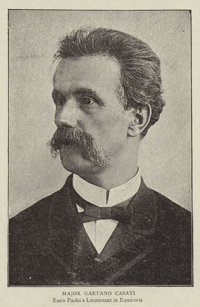 Major Gaetano Casati af English Photographer
