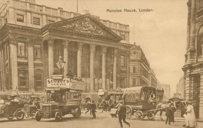Mansion House, London af English Photographer