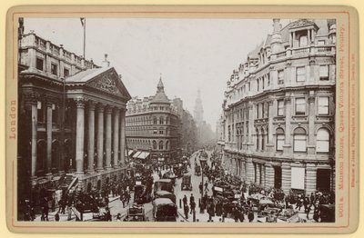 Mansion House, Queen Victoria Street, Poultry, London af English Photographer