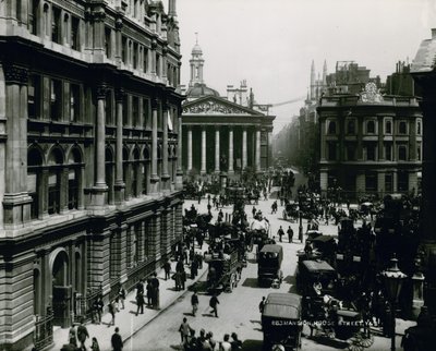 Mansion House Street, London af English Photographer