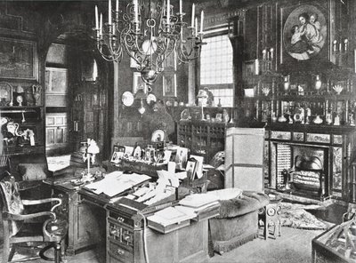 Marlborough House, Pall Mall, Westminster LB: Prince of Wales Study, 1895 af English Photographer