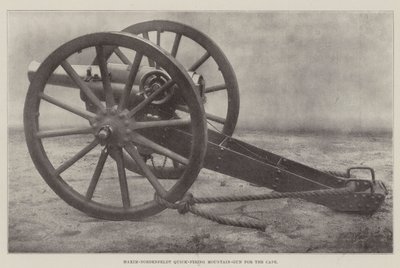 Maxim-Nordenfeldt Quick-Firing Mountain-gun til Kap af English Photographer