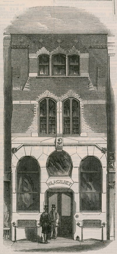 Mrs Gilbeys Wine Office, Oxford Street af English Photographer