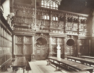 Middle Temple Hall, 1885 af English Photographer
