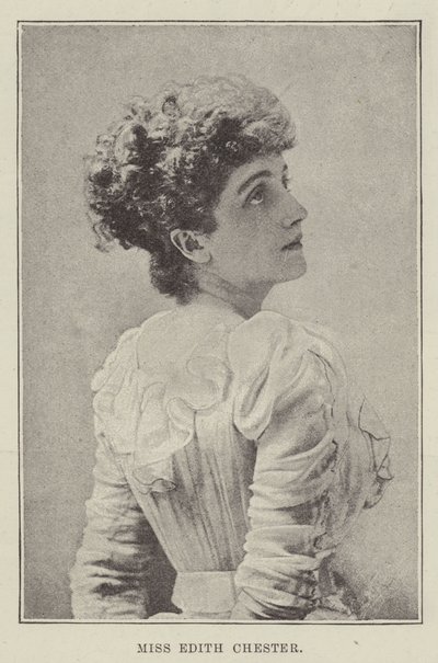 Frøken Edith Chester af English Photographer