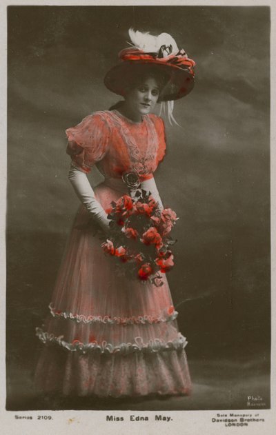 Frøken Edna May af English Photographer
