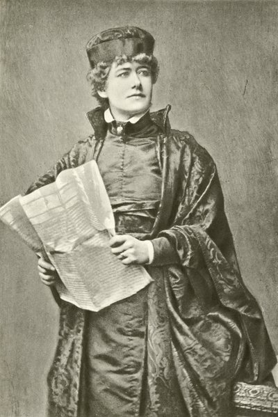 Miss Ellen Terry som Portia (dybtryk) af English Photographer
