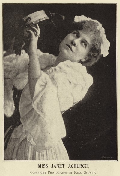 Frøken Janet Achurch af English Photographer
