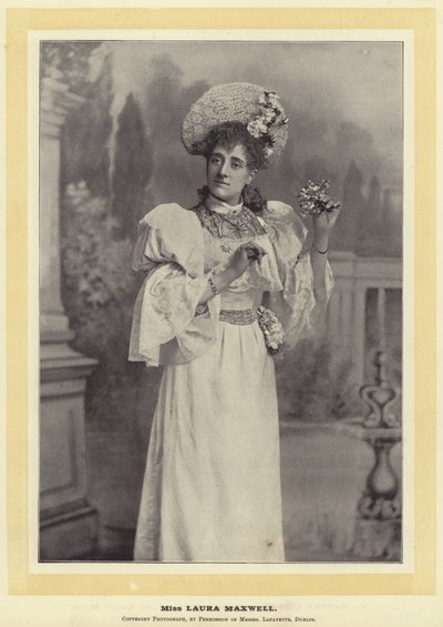 Frøken Laura Maxwell af English Photographer