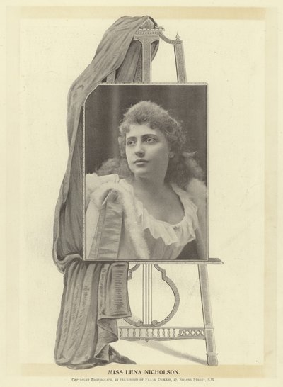 Frøken Lena Nicholson af English Photographer